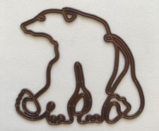 Christmas Polar Bear One Liner Collection Creative Expressions metal cutting die