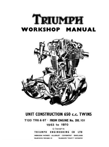 Triumph 1963 1970 twins - 1963, to
