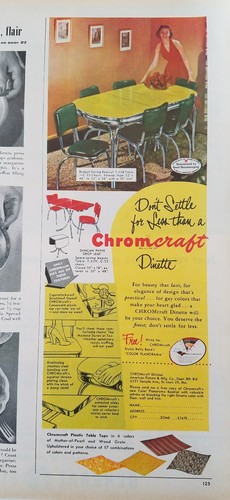 1952 chromcraft dinette