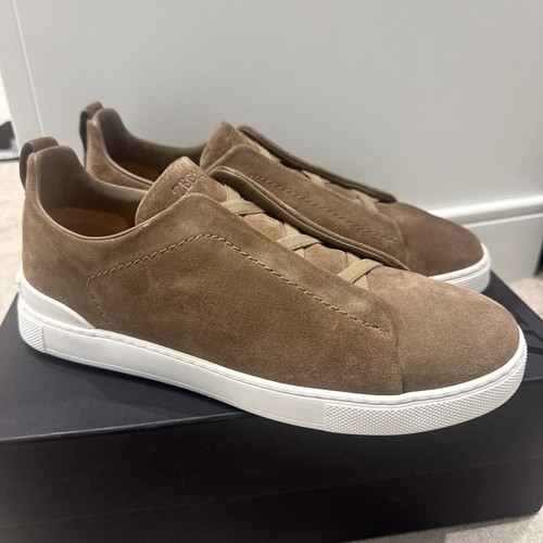 Zegna triple stitch trainers - stitch,