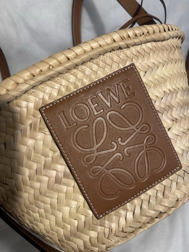 Loewe anagram woven straw - anagram,
