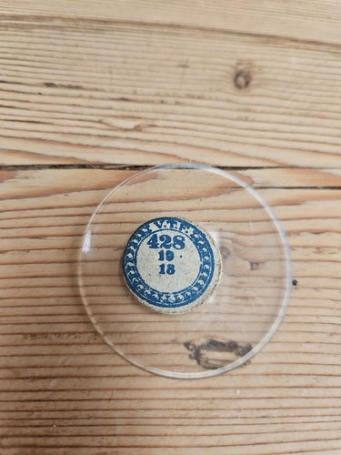 Antique pocket watch glass - antique,