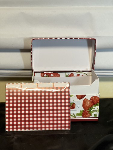Vintage recipe card box - vintage,