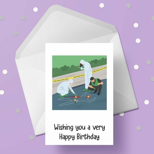 Police crime scene birthday - crime, 01