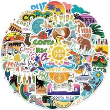 10 Random Costa Rica Sticker