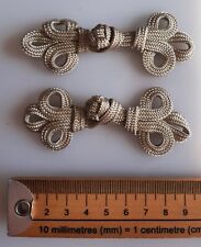 2 x Large Frog Fasteners