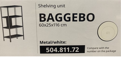 Brand new ikea baggebo - new,