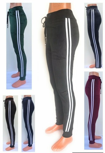 Ladies velvet skinny trousers - velvet,