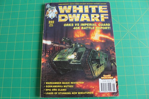White dwarf magazine issue - magazine,