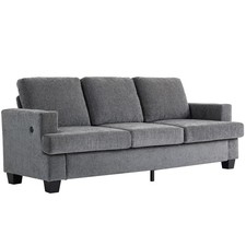 HOMCOM 3 Seater Sofa, Fabric
