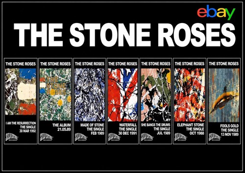 The stone roses albums design - roses,