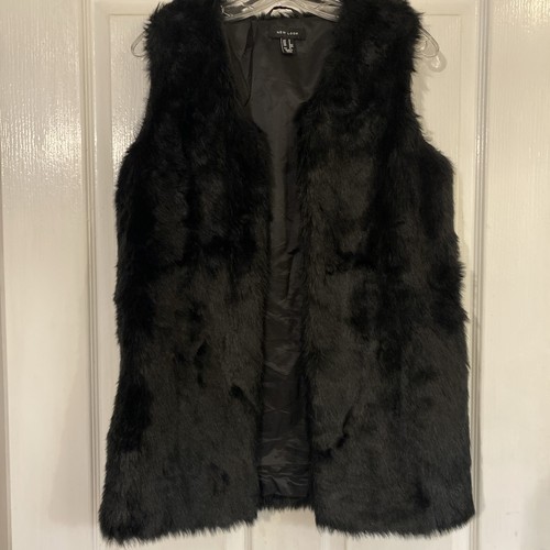 New look black faux - look,
