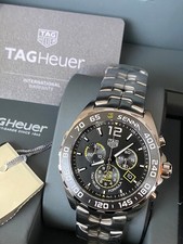 Tag Heuer Formula 1 43mm Senna Steel Strap Quartz Men Watch Date CAZ101AF.BA0637