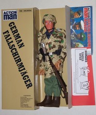 Vintage Action Man 40th German Fallschirmjager Paratrooper Boxed eagle eye para