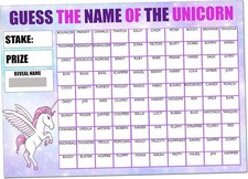 Unicorn Name Guessing Game