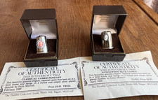 2 Felix Morell Cameo Thimbles Wedgwood