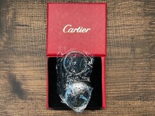 Cartier Panthere Motif Logo key ring silver color metal with box & storage bag