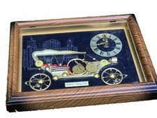 Vintage Linden 1910 Touring Car Clock. Running - Needs Work