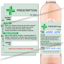 2x Funny Alcohol Prescription