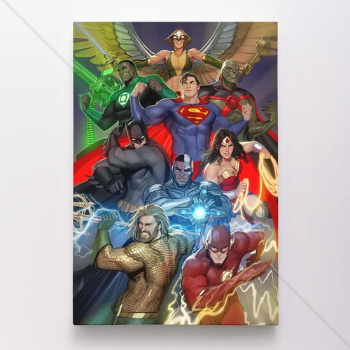 Justice league poster canvas - justice,