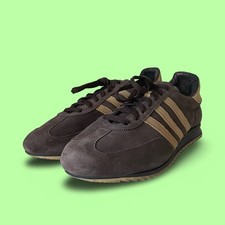 Rare Adidas Originals Jeans MK1 Brown 2010 Size 12 Trainers Amsterdam Spezial