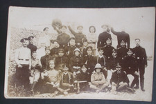 WW1 RPPC BRITISH AND ALLIED SOLDIERS GROUP PICTURE BALKANS FRONT CAMPAIGN