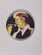 David Bowie Badge Original Pin On Collectable Ziggy Stardust Circa 1970s