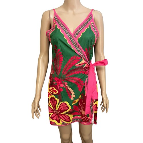 Shein tropical print mini wrap - print,
