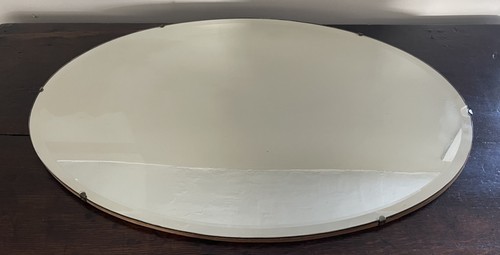 Vintage art deco large oval - large,