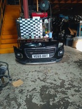 PEUGEOT 3008 SPORT HDI MK1 FRONT BUMPER KTV - BLACK PEARL PAINT 2011-2016 