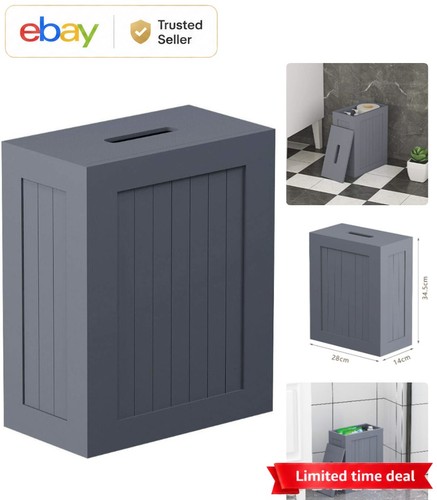 Grey wooden bathroom storage - grey,