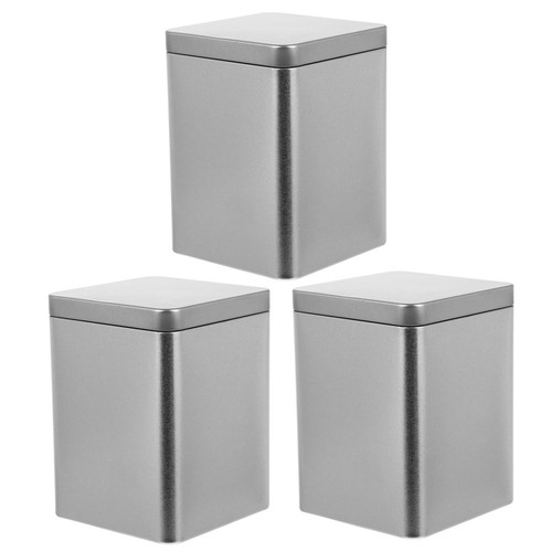 Pcs small metal box empty - 3,