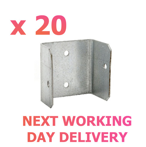 Fence panel clips - 50mm, 20