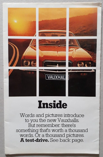 Vauxhall range brochure 1972 - 1972,