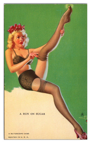 Mutoscope pinup a run on - mutoscope, "a