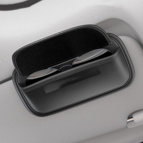Car interior sun visor - car, glasses