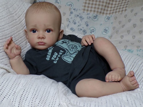 Reborn baby boy doll - boy, ~
