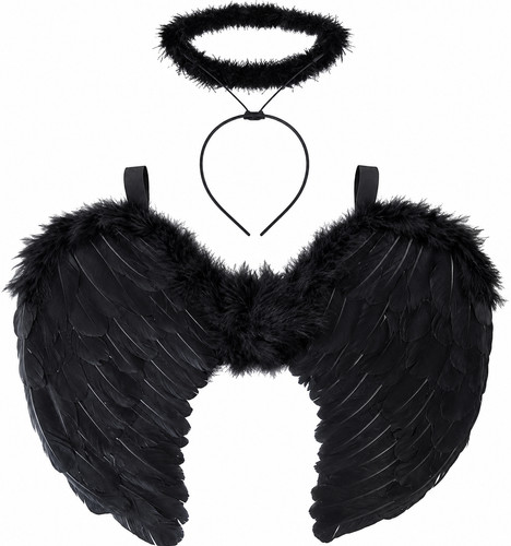 Black gothic dark angel - gothic,