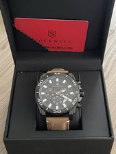 MENS STOCKWELL CHRONOGRAPH WATCH, 44MM FACE, QUARTZ, Free Postage
