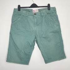 Mantaray Casual Shorts Men’s Turquoise W38 Cotton Blend Summer Wear