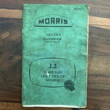Morris J2 Van Drivers Handbook