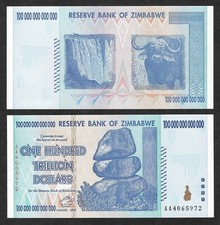Zimbabwe 100 Trillion Dollar
