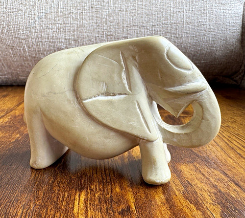 Vintage hand carved soapstone - vintage,