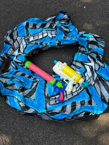 Pool inflatable ring - pool, with