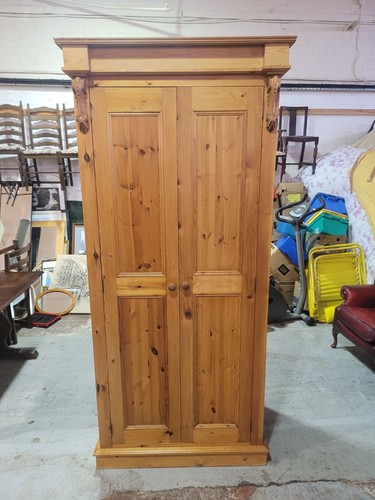 Pine wardrobe - pine,