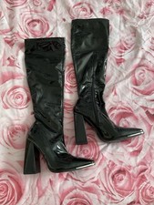 LADIES WOMEN BOOTS PARTY GOGO BOOTS 60s 70s KNEE HIGH Retro  Boots Size 5