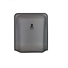 Black Steel Fire Guard Screen