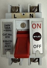 Wylex Cat No. 810 100 Amp Main