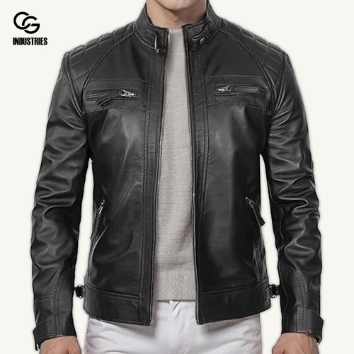 Mens genuine sheepskin - sheepskin, leather