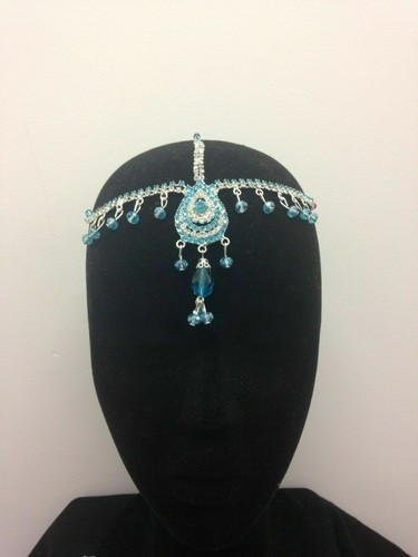 Silver diamante headpiece hair - headpiece,